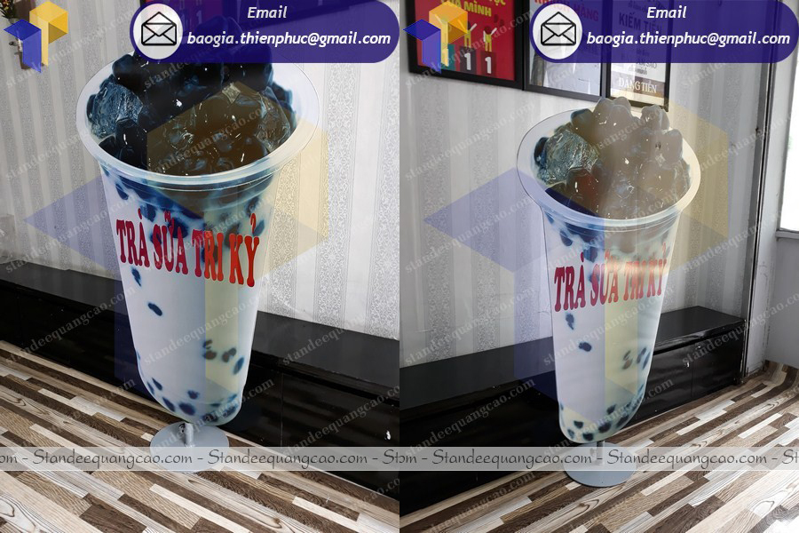 mô hình ly trà sữa